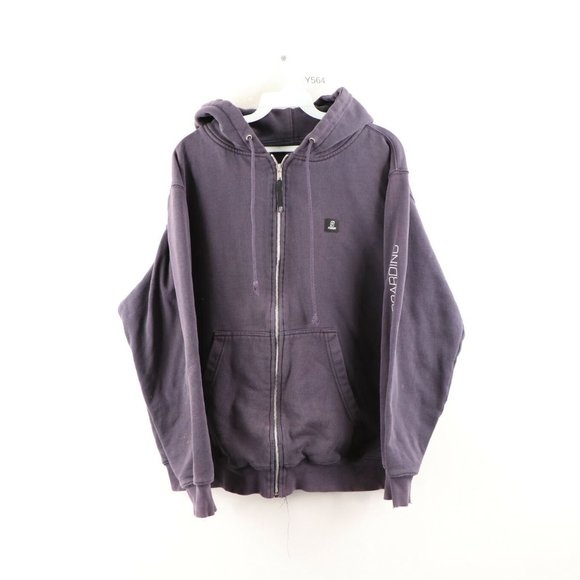 Vintage Forum Snowboarding Thrashed Zip Hoodie - Picture 1 of 9